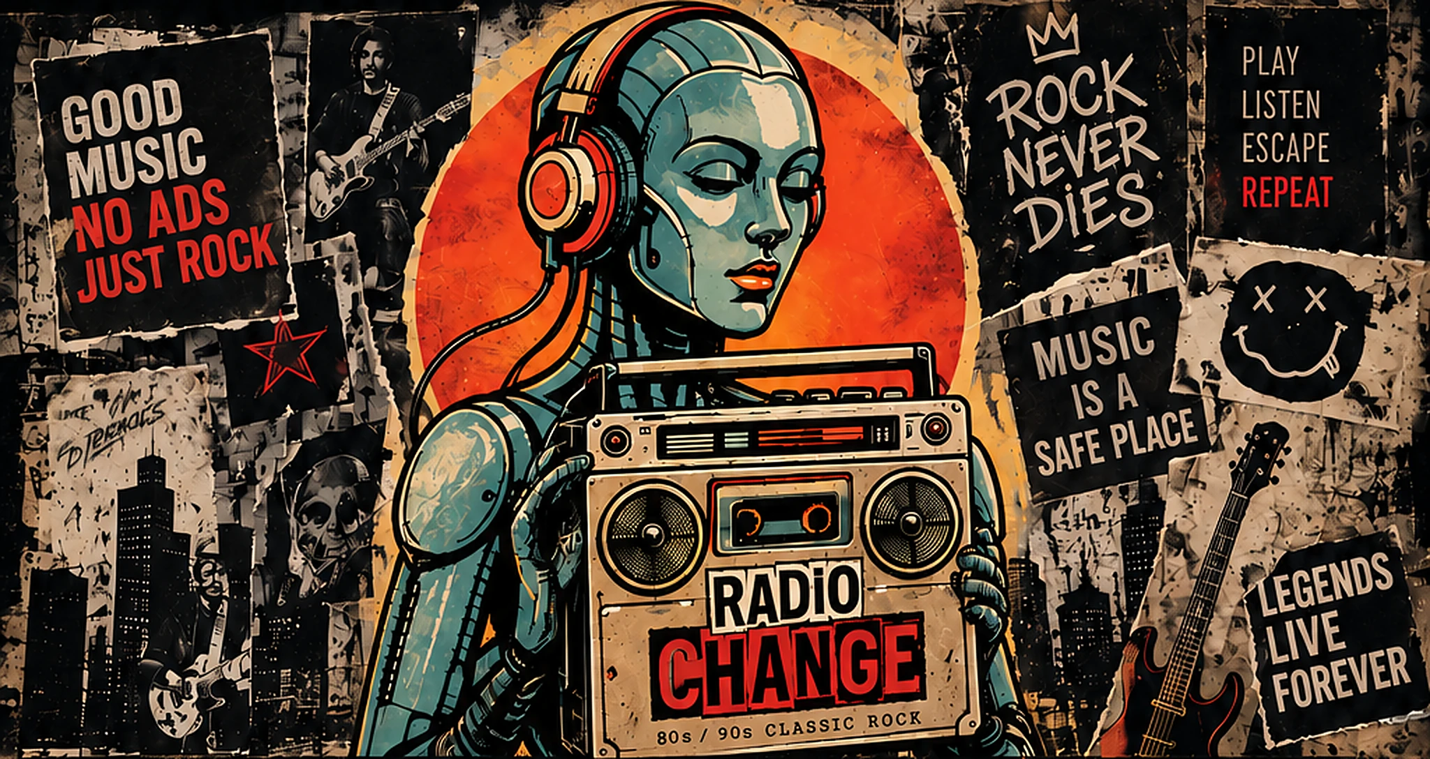 Radio Change — 80s / 90s classic rock